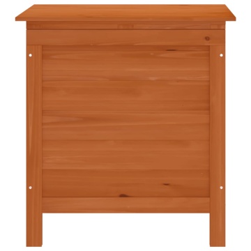 Ladă depozitare grădină maro 50x49x56,5 cm lemn masiv brad - Img 4