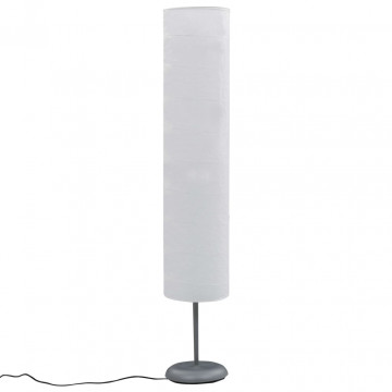 Lampă de podea cu suport, alb, 121 cm E27 - Img 3