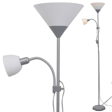 Lampă de podea, Gri - Img 3