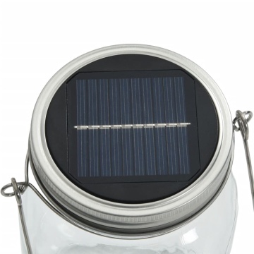 Lampă solară din sticlă pentru exterior, 12 buc., alb cald - Img 5