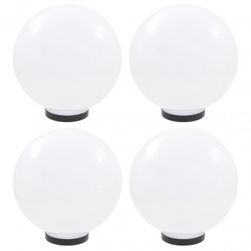 Lămpi glob cu LED, 4 buc., 30 cm, PMMA, sferic - Img 1