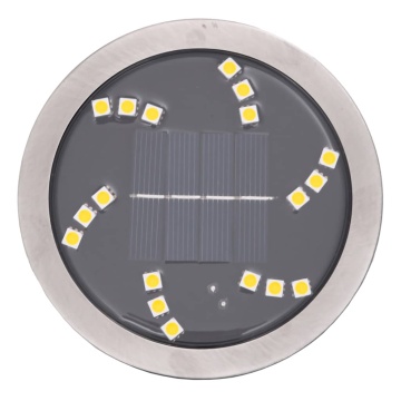 Lămpi solare cu țăruși de sol pentru exterior, 12 buc. alb cald - Img 5