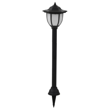 Lămpi solare de exterior cu LED, 6 buc., negru - Img 2