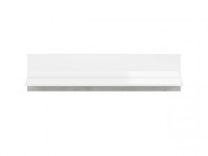 Lumens 11 Raft De Perete Beton/White High Gloss - Img 2