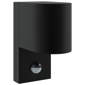 Luminile de perete exterioare cu senzor Negru Oțel Inoxidabil IP44 - Img 2