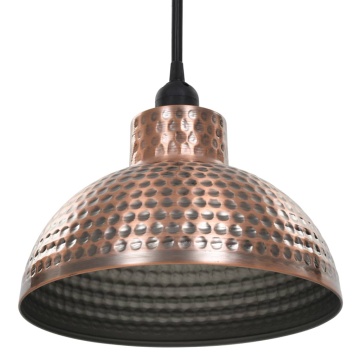 Lustre semisferice de culoare arămie, 2 buc. - Img 6