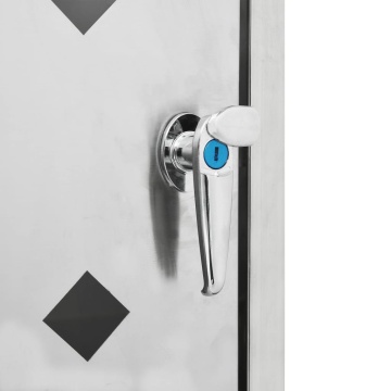 Magazie pentru o pubelă, oțel inoxidabil, 240 L - Img 11