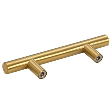Mânere de dulap, 10 buc., auriu, 64 mm, oțel inoxidabil - Img 6