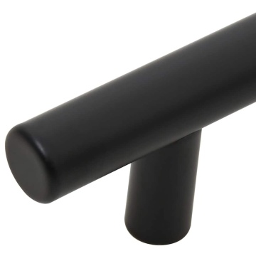 Mânere de dulap, 10 buc., negru, 64 mm, oțel inoxidabil - Img 7