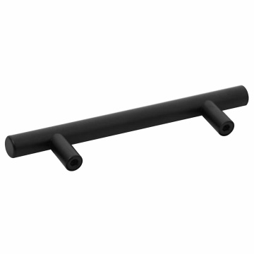 Mânere de dulap, 10 buc., negru, 96 mm, oțel inoxidabil - Img 6
