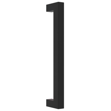 Mânere de dulap, 20 buc., negru, 160 mm, oțel inoxidabil - Img 3