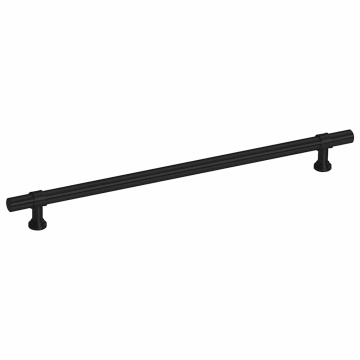 Mânere de dulap, 5 buc., negru, 224 mm, oțel inoxidabil - Img 5