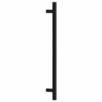 Mânere de dulap, 5 buc., negru, 224 mm, oțel inoxidabil - Img 5