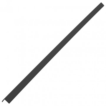 Margini cornier pentru terasă WPC, 5 buc, 170 cm, negru - Img 7