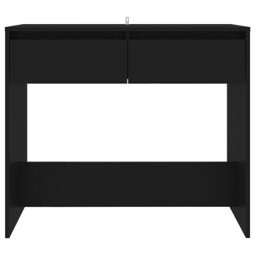 Masă consolă, negru, 89x41x76,5 cm, oțel - Img 8