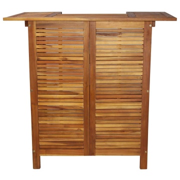 Masă de bar, 110 x 50 x 105 cm, lemn masiv de acacia - Img 5