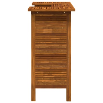 Masă de bar, 110 x 50 x 105 cm, lemn masiv de acacia - Img 8