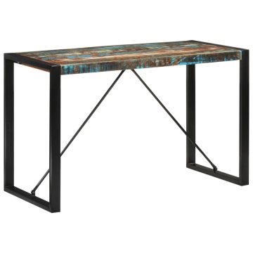 Masă de bucătărie, 120x55x76 cm, lemn masiv reciclat - Img 6