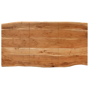 Masă de bucătărie, 154x80x76 cm, lemn masiv de acacia - Img 5