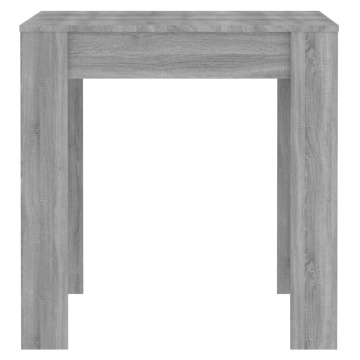 Masă de bucătărie, sonoma gri, 140x74,5x76 cm,lemn prelucrat - Img 4