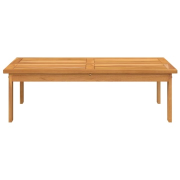 Masă de grădină, 100x60x30 cm, lemn masiv de acacia - Img 3