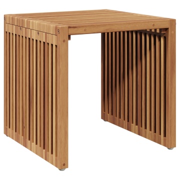 Masă de grădină 45x42.5x45 cm Lemn masiv de tec - Img 2