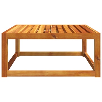 Masă de grădină, 65x65x29 cm, lemn masiv de acacia - Img 8