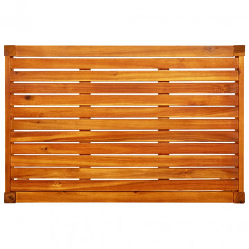 Masă de grădină, 85x57x29 cm, lemn masiv de acacia - Img 6