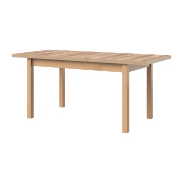 Masa extensibila 140-180x80 cm mb-21 modena1, sonoma, lemn masiv de fag si pal - Img 3