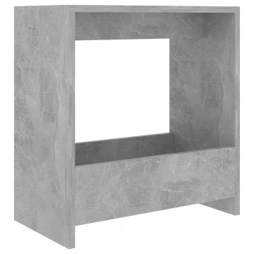 Masă laterală, gri beton, 50x26x50 cm, PAL - Img 2