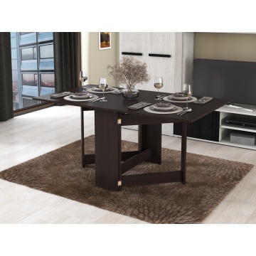 Masa pliabila fold, 161x75x89 cm, wenge - Img 1