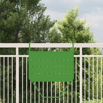 Masă Pliabilă Verde pentru Balcon 60x40 cm Oțel - Img 4