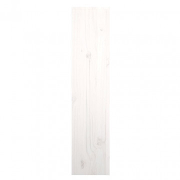 Mască pentru calorifer, alb, 79,5x19x84 cm, lemn masiv de pin - Img 5