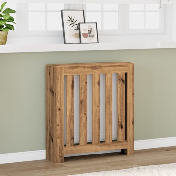 Mască pentru calorifer stejar artizanal 78x20x82 cm lemn - Img 1