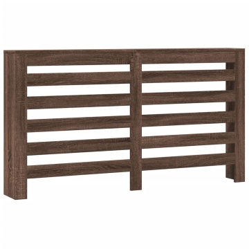 Mască pentru calorifer stejar maro 149x20x82 cm lemn prelucrat - Img 2