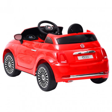Mașină electrică pentru copii Fiat 500, roșu - Img 4