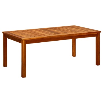 Măsuță de cafea de grădină 110x60x45 cm lemn masiv acacia - Img 1