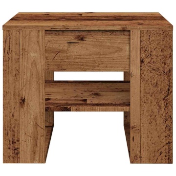 Masuta de cafea din lemn vechi 55,5x55x45 cm lemn de prelucrare - Img 4