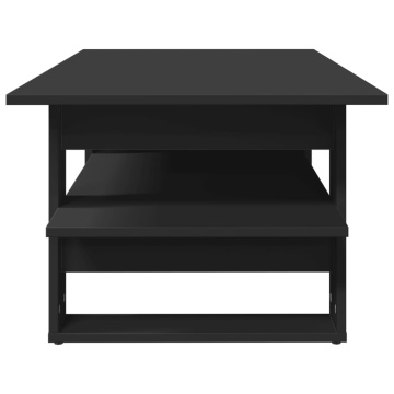 Măsuță de cafea, negru, 102x55x42 cm, lemn prelucrat - Img 4