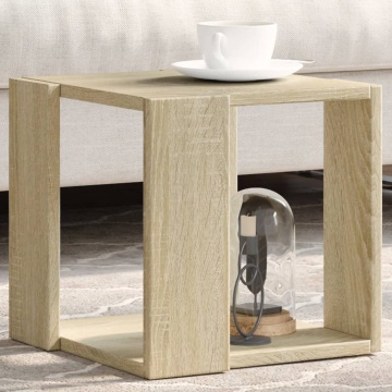 Măsuță de cafea, stejar sonoma, 32x32x30 cm, lemn prelucrat - Img 1