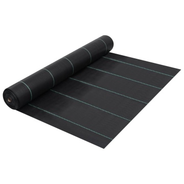 Membrană antiburuieni & antirădăcini, negru, 2x100 m, PP - Img 1