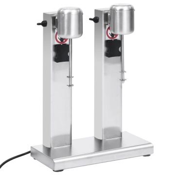 Mixer de milkshake cu 2 vase, oțel inoxidabil, 2 L - Img 5