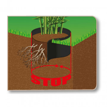 Nature Folie barieră împotriva rădăcinilor negru 0,7 x 5m HDPE 6030227 - Img 4