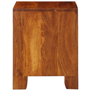 Noptiera 2 buc 40x35x45 cm lemn masiv de salcam - Img 3