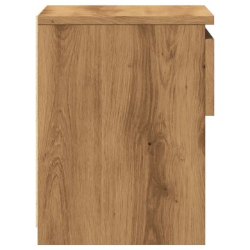 Noptiera Artisan Stejar 40x30x39 cm Lemn prelucrat - Img 8