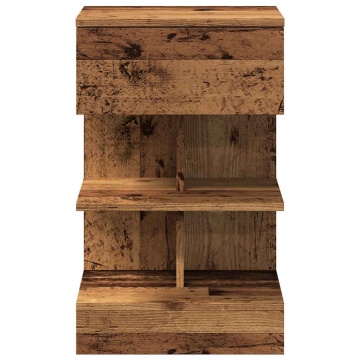 Noptiera Lemn Vechi 40x35x65 cm Lemn prelucrat - Img 4