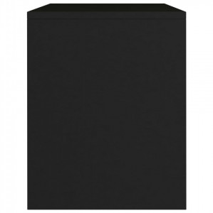 Noptieră, negru, 40 x 30 x 40 cm, PAL - Img 5