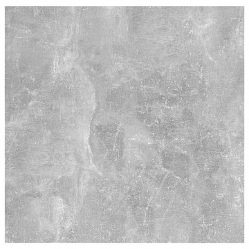 Noptiere, 2 buc., gri beton, 30,5x30x30 cm, lemn prelucrat - Img 5
