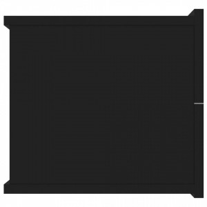 Noptiere, 2 buc., negru, 40 x 30 x 30 cm, PAL - Img 5