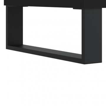 Noptiere, 2 buc., negru, 40x35x50 cm, lemn compozit - Img 7